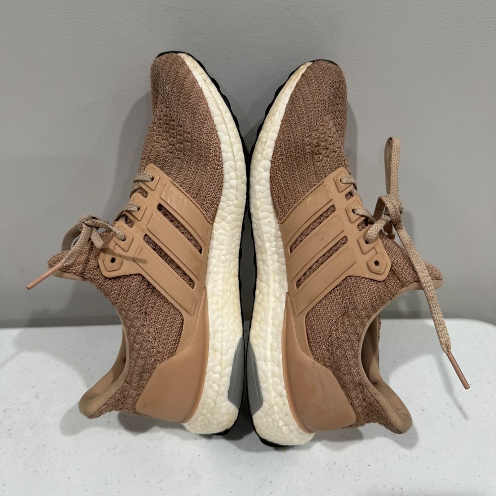 Adidas Ultraboost 4.0 Ash Pearl Running Shoes Womens 9 Athletic - Picture 6 of 8